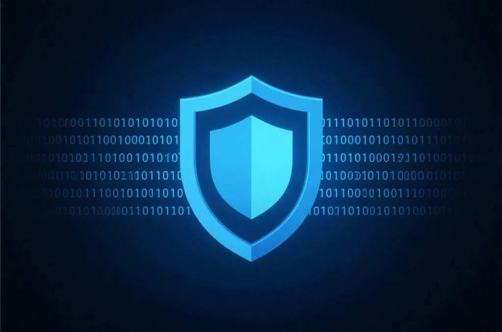 Secure data verification and digital signature abstract concept